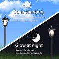 thumbnail image 2 of Outdoor Solar Lamp Post Light with Planter, Outdoor 67 Inch Solar Powered Street Lights with Planter for Landscape Pathway Driveway Street Yard Patio Garden, 2 of 8