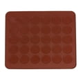 thumbnail image 1 of Kit de macarrones para hornear macarrones, alfombrilla de silicona con 30 agujeros, alfombrilla de silicona para hornear, para hacer pasteles y hacer chocolate, 1 of 5