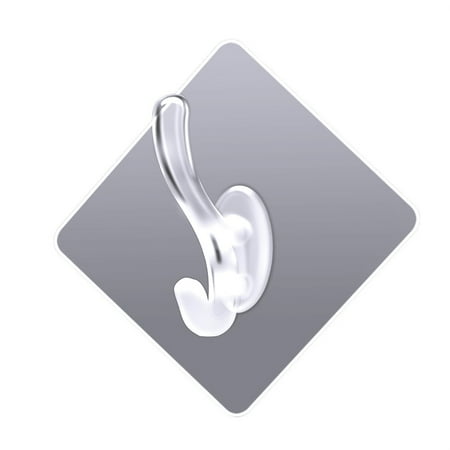 

Strong transparent Crystal hook for clothes hats Waterproof adhesive hook