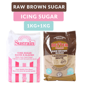 SUGRAIN ICING AND BETTER BROWN COMBO (1KG + 1KG)