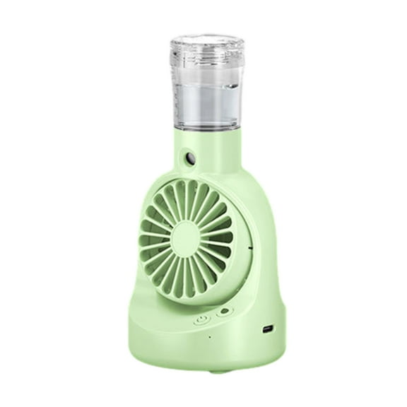 Blukids Mini Portable Water Misting Fan, Powerful Handheld Fan USB Rechargeable,Personal Small Spray Water Mist Fan for Home School Office Outdoor Travel Use