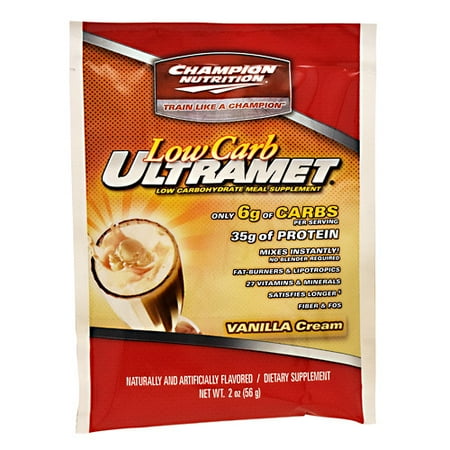 Champion Nutrition Low Carb Ultramet Vanilla Cream