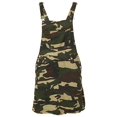 thumbnail image 2 of Sunisery Women's Bib Overall Dress Adjustable Shoulder Strap Denim Dress with Pockets Camouflage XL, 2 of 7