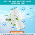 thumbnail image 6 of Hurricane 4 Pack HF9407-01 Advanced Pool and Spa Filter Cartridge Replacement, 6 of 10