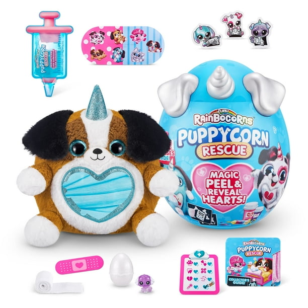 Peluche de peluche Rainbocorns Puppycorn Rescue Shepherd