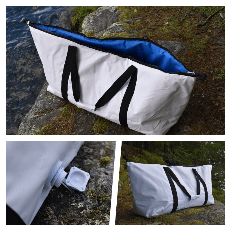 Fish Cooler Bag Insulated Leak Proof Soft Collapsible Kill Bag 48" x 20" x 12" About 95