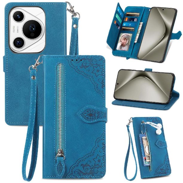 Funda billetera anti-golpes para GANGXUN Huawei Pura 70 Pro , ideal para día a día y trabajo