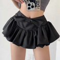 thumbnail image 1 of Minifalda con lazo dulce y linda para mujer, estilo Lolita sexy, falda corta negra estilo ballet para chicas, moda de verano, ropa urbana Y2K, 1 of 4