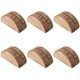 thumbnail image 1 of 10 Uds. De soporte de madera rústico para tarjetas de lugar, soporte para números de mesa, soporte de madera para notas, soportes para fotos de madera para nombre de mesa de fiesta de boda Xemadio YQ-2030, 1 of 9