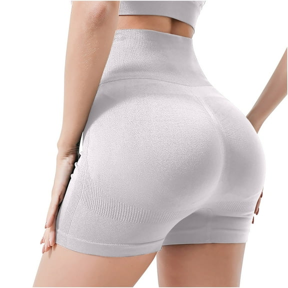 biudgviw Biker Shorts for Women High Waisted Athletic Yoga Shorts Butt Lifter Workout Running Shorts