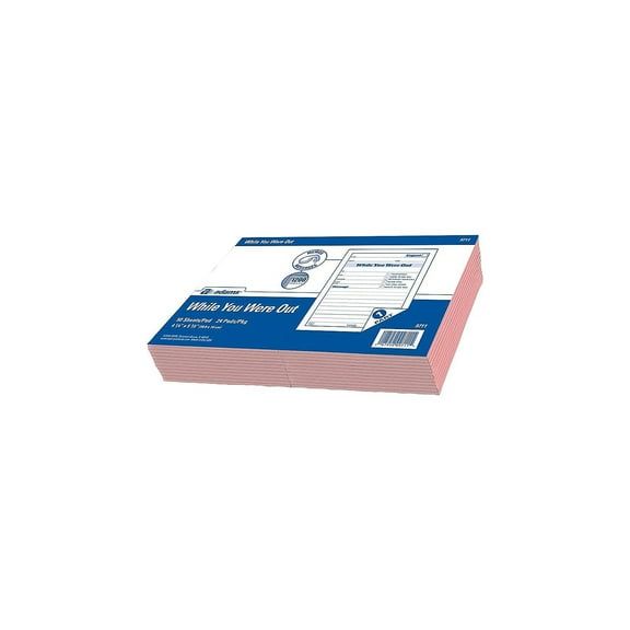 Adams While You Were Out Message Pads 4.25" x 5.5" Pink 50 Sheets/Pad 248963