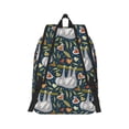 thumbnail image 2 of Yiaed Cute Sloth Print Backpack, Premium Laptop Backpack, Travel Backpack for Women, Lightweight Backpacks, Comfortable Back Pack-Small, 2 of 7
