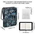 thumbnail image 3 of ALAZA Mushroom Eucalyptus Leaves Trading Card Binder 4 Pocket Cards Collection Album 400 Folder Holder, 3 of 6