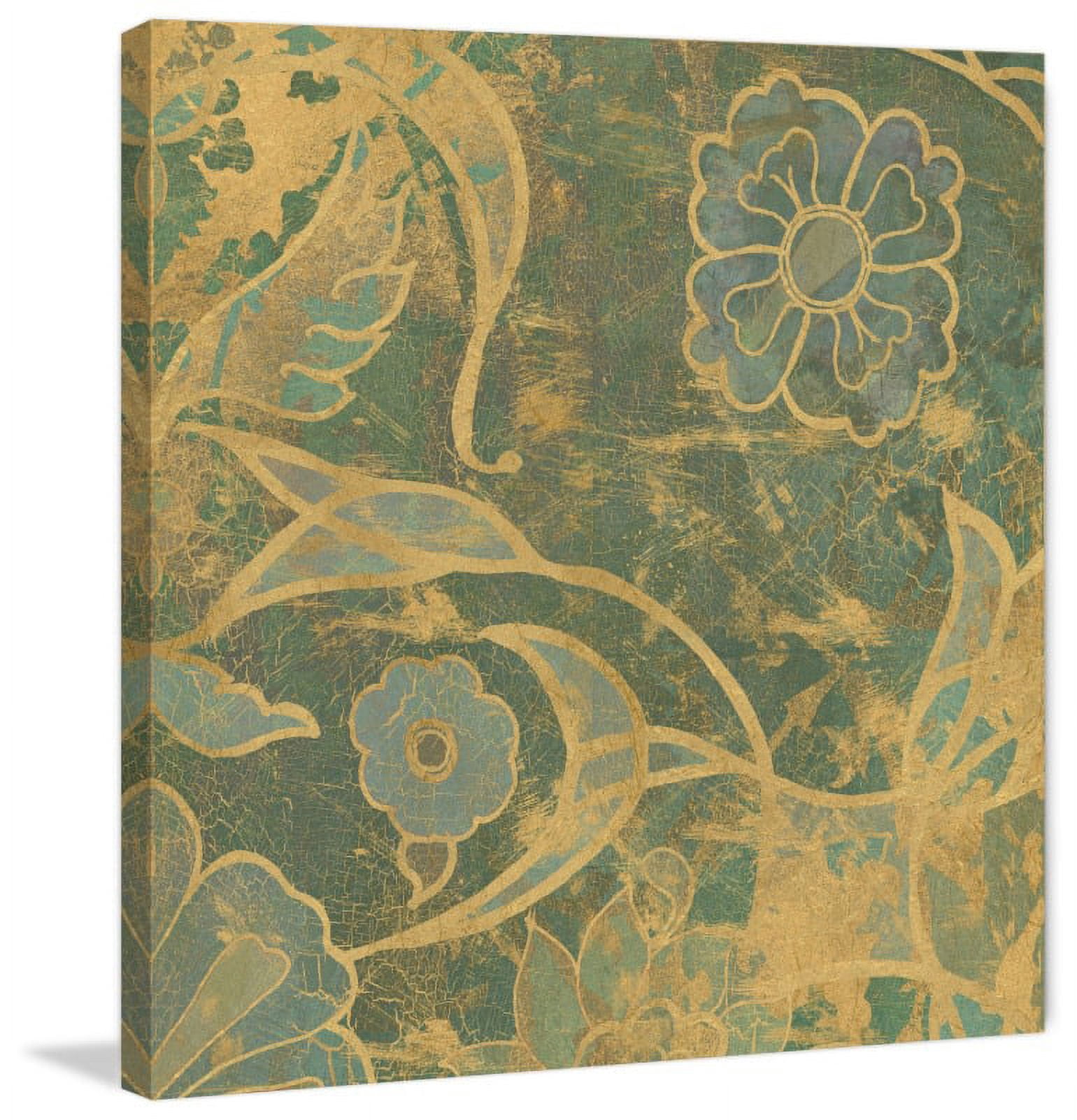 "Persian Tile I" Painting Print on Wrapped Canvas