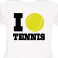 thumbnail image 4 of Inktastic Tennis Boys or Girls Long Sleeve Baby Bodysuit, 4 of 5