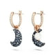 thumbnail image 3 of Pendientes Swarovski Sublima Moon multicolor en tono oro rosa, 3 of 6