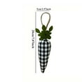 thumbnail image 3 of LSLJS Easter Fabric Carrot, Easter Decorations, 8" Non-Woven Buffalo Grid Carrot Stuffed Toys Rustic Farmhouse Carrot Pendant Tiered Tray Ornaments Spring Decor Easter Basket Stuffer Party Favor(1 Pcs, 3 of 5