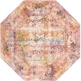 thumbnail image 2 of Rugs.com Deepa Collection Rug – 8 Ft Octagon Multi Medium Rug Perfect For Living Rooms, Kitchens, Entryways, 2 of 9