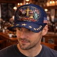 thumbnail image 6 of 250th Anniversary Baseball Cap American 1776-2026, Patriotic Flag and Cross Print Hat, Vintage Dad Cap for Men Women, 6 of 7