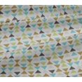 thumbnail image 5 of oneOone Viscose Jersey Fabric Triangle Ikat Decor Fabric Printed BTY 60 Inch Wide, 5 of 5