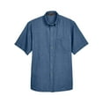 thumbnail image 4 of Harriton M550S Men's 6.5 oz. Short-Sleeve Denim Shirt, 4 of 5