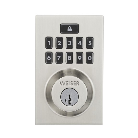 SmartCode 10 Contemporary Electronic Lock, Satin Nickel
