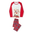 thumbnail image 3 of Fiomva Christmas Pajamas for family, Sets Matching Pajamas Cute Reindeer Graphic Holiday Hooded Pajamas One Piece, 3 of 10
