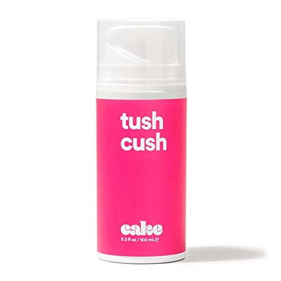 Hello Cake Tush Cush, Silicone and Water-Based Lubricant, Personal Lubricant, Natural Lube for The Backside (3.3 Fl. Oz.)