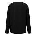 thumbnail image 5 of 50 % de Rabais Liquidation Chandail en Molleton Surdimensionné pour Femmes 2023 Mode Femmes Imprimé Manches Longues Confortable Respirant Col Rond Chandail en Molleton, 5 of 5