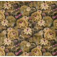 thumbnail image 4 of oneOone Cotton Poplin Twill Dark Beige Fabric Insect|Leaves & Lotus Floral Fabric For Sewing Printed Craft Fabric By The Yard 56 Inch Wide, 4 of 4