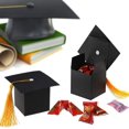 thumbnail image 2 of 20 Pcs Décorations de Boîte à Bonbons et Sucrerie avec Chapeau de Graduation, 2 of 5