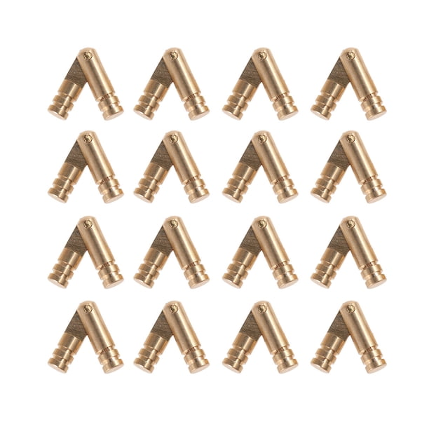 BRIGHTFUFU 50pcs 5x30 Heavy Duty bisagra cilíndrica bisagras del resorte metal creativo Bisagra para caja de joyería (de oro)