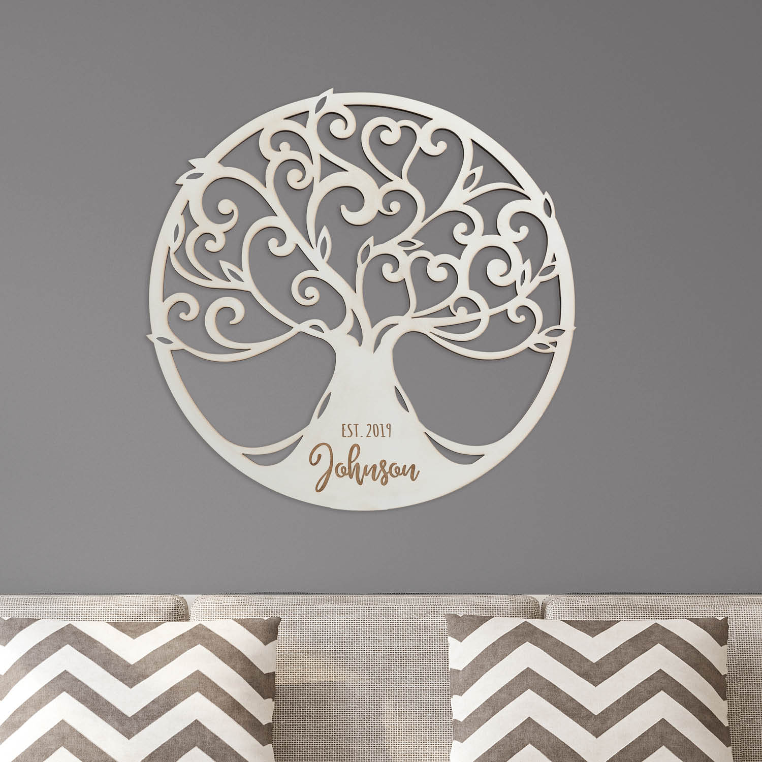 Family Tree Personalized Wood Plaque
