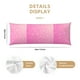 thumbnail image 3 of Balery Breast Cancer Pink Ribbons Awareness Funda Protectora para Almohada Corporal de Algodón Hipoalergénico con Cierre(55 x 21 pulgadas), Almohadas No Incluidas, 3 of 7