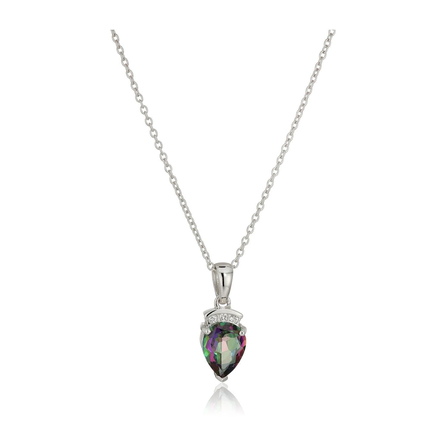 mystic topaz necklace