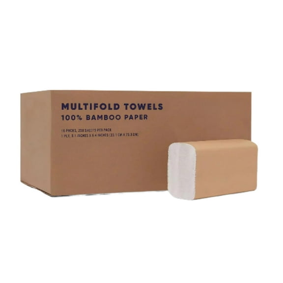 Eco-Friendly Bamboo Hand Towels - N Fold