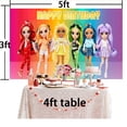 thumbnail image 5 of Rainbow High Dolls Themed Birthday Backdrop Banner - Hanging Wall Decor Tapestry for Party Celebrations, 5 of 5