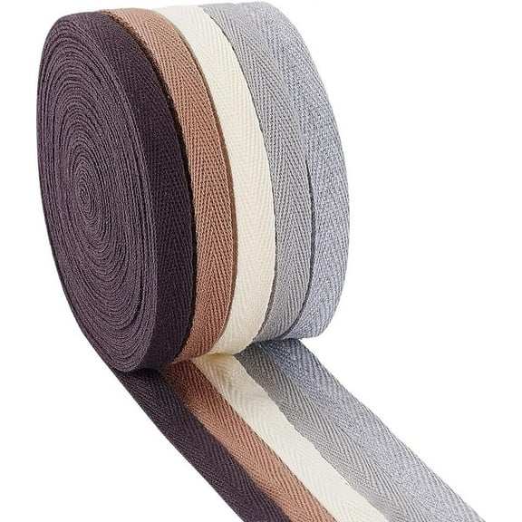 45 Yards/ 41m 5 Colors Flat Drawstring Cord Drawstring Replacement 10mm/ 0.4inch Soft Drawstring Cord Rope Twill Hoodie Drawcord Replacement