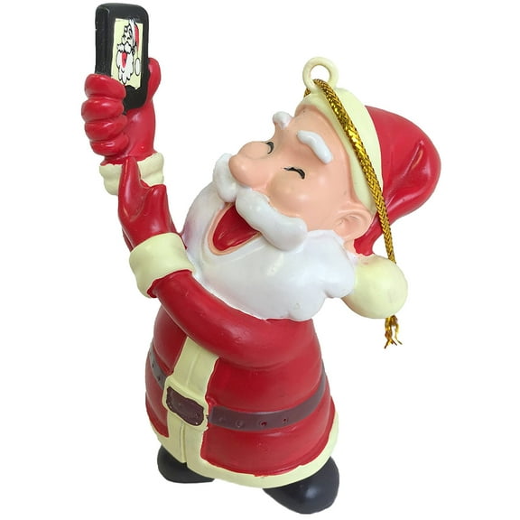 Tree Buddees Selfie Santa Claus Christmas Ornament