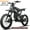 GT73, variant on Riding'times GT54 Electric Dirt Bike for Teens Adults,2000W 48V27AH 37MPH,14"/12" Fat Tire,Dual Hydraulic Brakes Mountain Off-Road Ebike UL2849