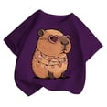 thumbnail image 1 of T-shirt à Manches Courtes d'Été pour Grandes Filles, Col Rond Décontracté, Haut Imprimé, Usage Quotidien, École, Jeu Extérieur, Vêtements pour Enfants Taille 12-14T, 1 of 4