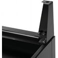 thumbnail image 6 of Highsound Nightstand with Metal Locker, Modern Bedside Storage Table with Removable 2 Tier Shelves for Boy Teens Bedroom-Black, 6 of 7
