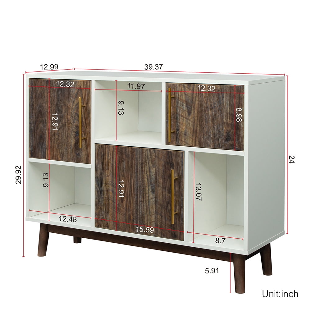 Kadyn Multi-purpose Storage Cabinet, Storage Sideboard Buffet Cabinet with Display Stand and Door, TV cabinet for Living Room, Espresso Kadyn Multi-purpose Storage Cabinet, Storage Sideboard Buffet Cabinet with Display Stand and Door, TV cabinet for Living Room, Espresso