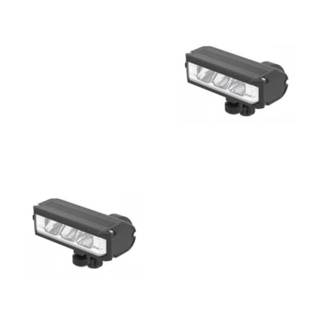 Sonducket Luz delantera de bicicleta de alto brillo impermeable tipo c linterna para manillar al aire libre senderismo pesca impermeable 4 modos Tipo 1 2piezas