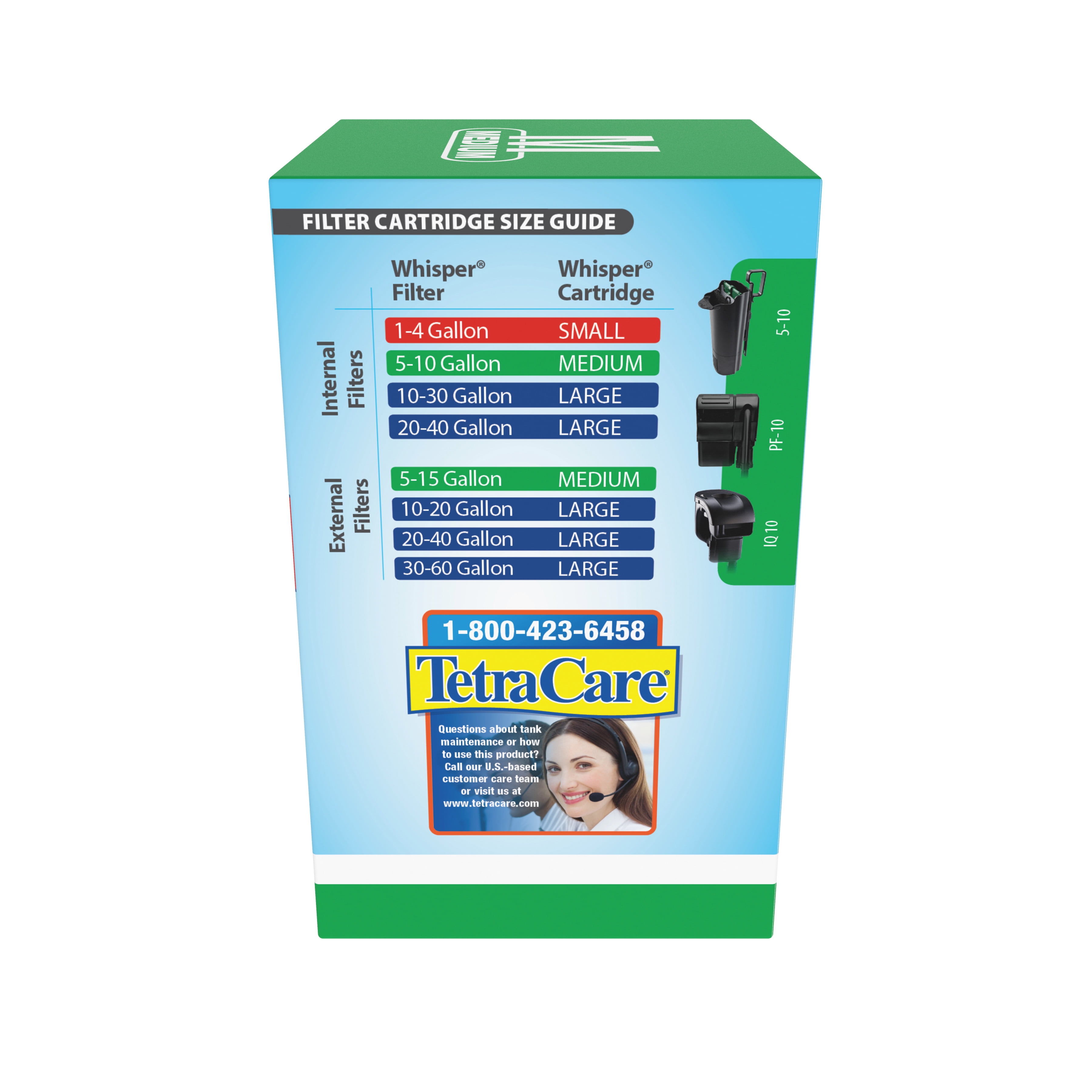 (4 pack) Tetra Whisper Bio-Bag Disposable Filter Cartridges for Aquariums, Medium, 3 Count