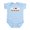 Sky Blue, variant on CafePress - I Love OAXACA Infant Bodysuit - Baby Light Bodysuit, Size Newborn - 24 Months