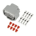 thumbnail image 1 of Conector impermeable de 8 pines para faros, impermeable para Toyota, 1 juego de plástico gris, 1 of 6