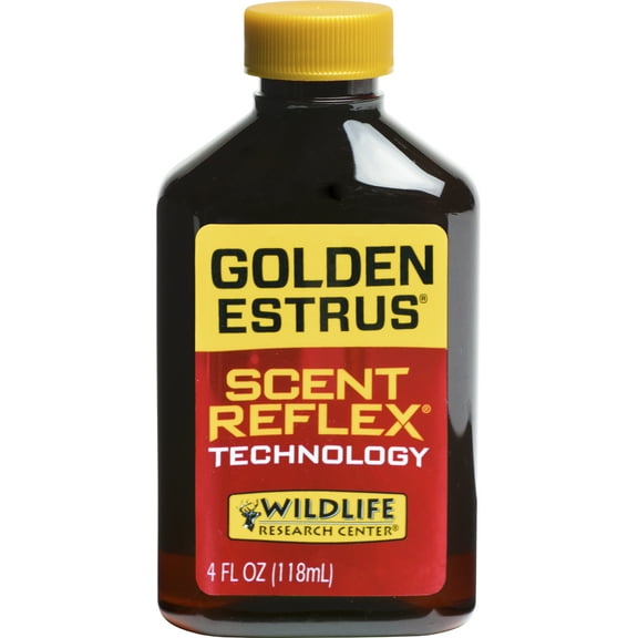 Wildlife Research Center, Golden Estrus with Scent Reflex, 4 fl oz Bottle of Doe Estrous Type Scent