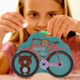 thumbnail image 4 of Metal Piggy Bank Cute Bicycle Piggy Bank Girls Coin Bank with Lock Bicycle Shaped Piggy Bank, 4 of 4