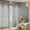 Gray-Free Size/GY, variant on ZHMRFG Linen Style Window Curtains 2PCS, 9FTx5FT Exquisite Patterned Drapery, Soft Easy to Install Versatile Decor for Home Themed Scene Arrangement Window Decoration Living Room Bedroom Dining Room